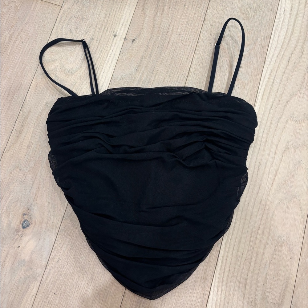 Babaton Black Crop Top